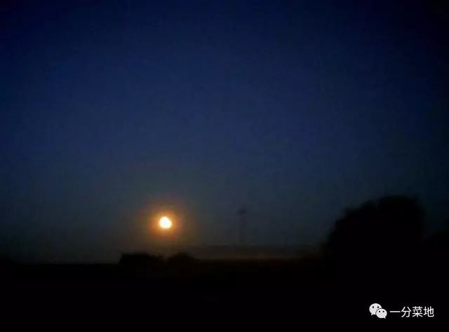 凌晨4点的北京月亮