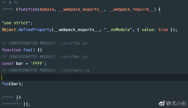 webpack 3 打包结果